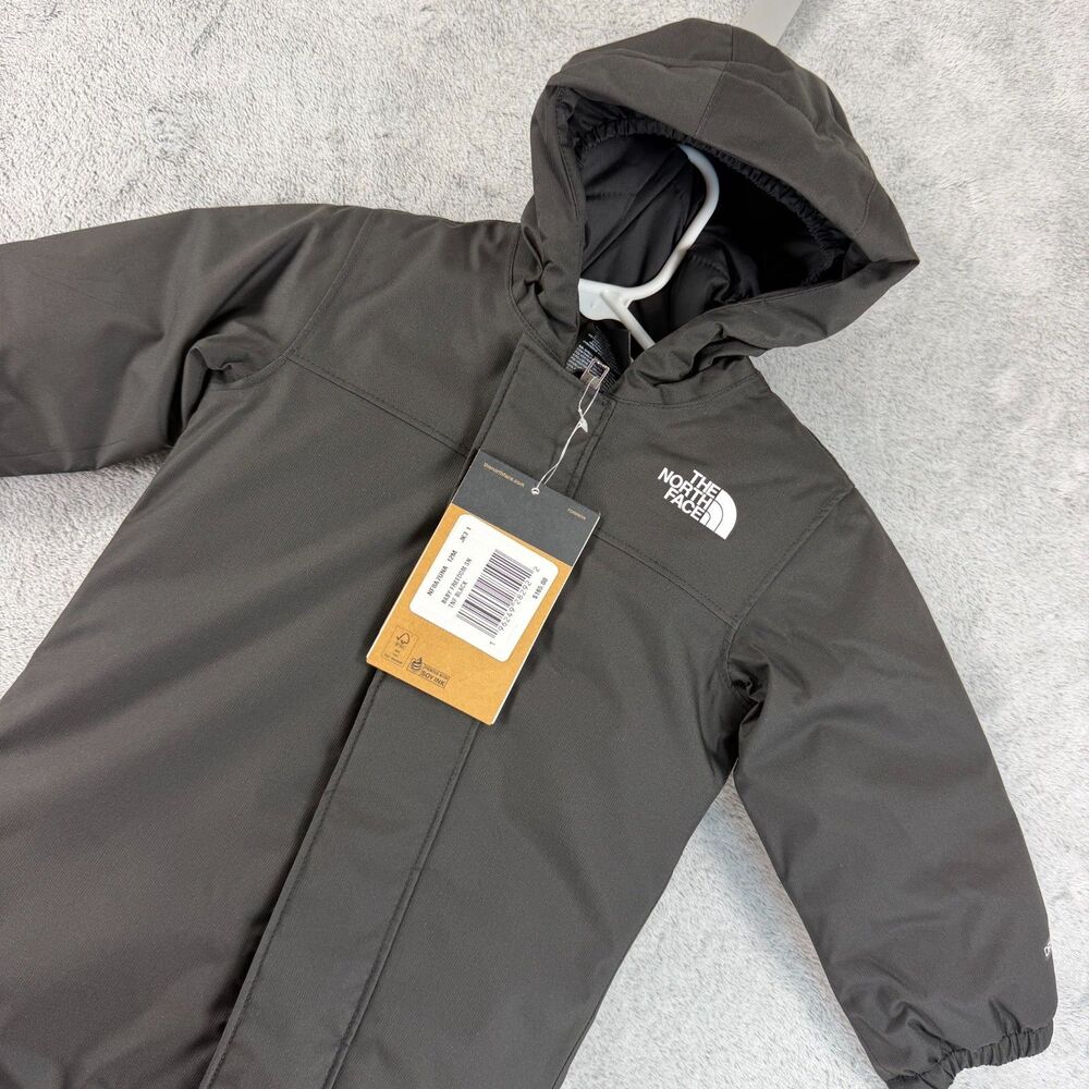 The North Face Baby Freedom Snow Suit 12M Black DryVent Insulated NWT $165